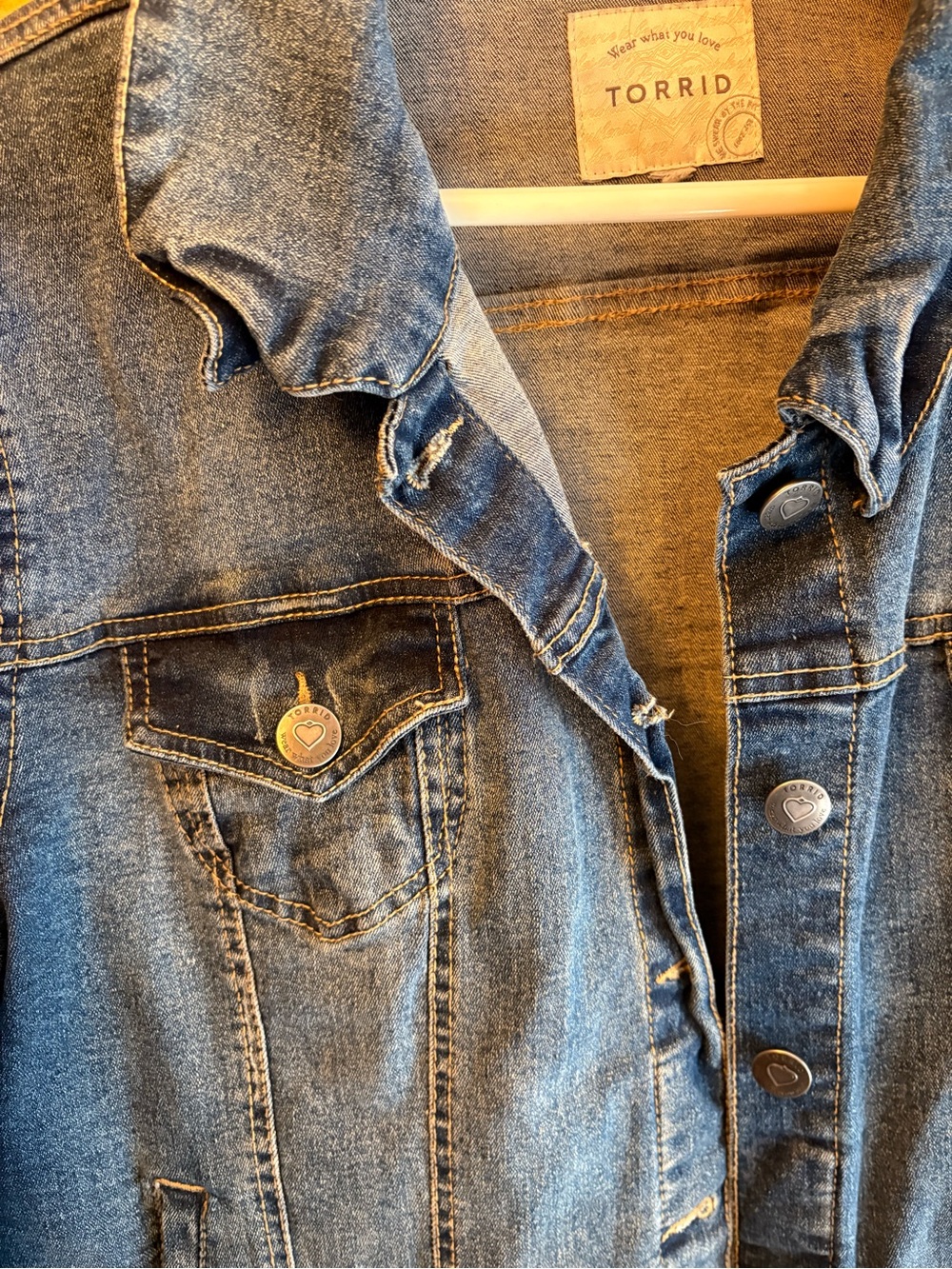 Torrid Blue Denim Jacket - Picture 4 of 7